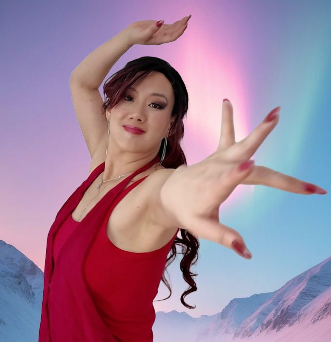 Siryn singer-dancer performing Clarion transmissions